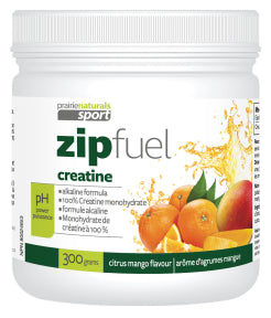 Prairie Naturals Health Products - ZipFuel Creatine - Citrus mango (300g)