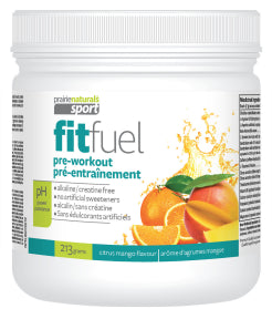 Prairie Naturals Health Products - Fit Fuel Pre Workout - Citrus Mango (213g)