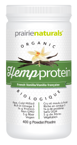 Prairie Naturals Health Products - Hemp Protein - French Vanilla (400g)