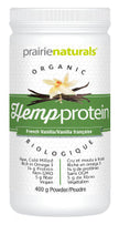 Prairie Naturals Health Products - Hemp Protein - French Vanilla (400g)