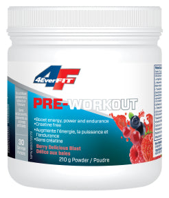 Prairie Naturals Health Products - Pre-Workout - Berry Delicious Blast (210g)