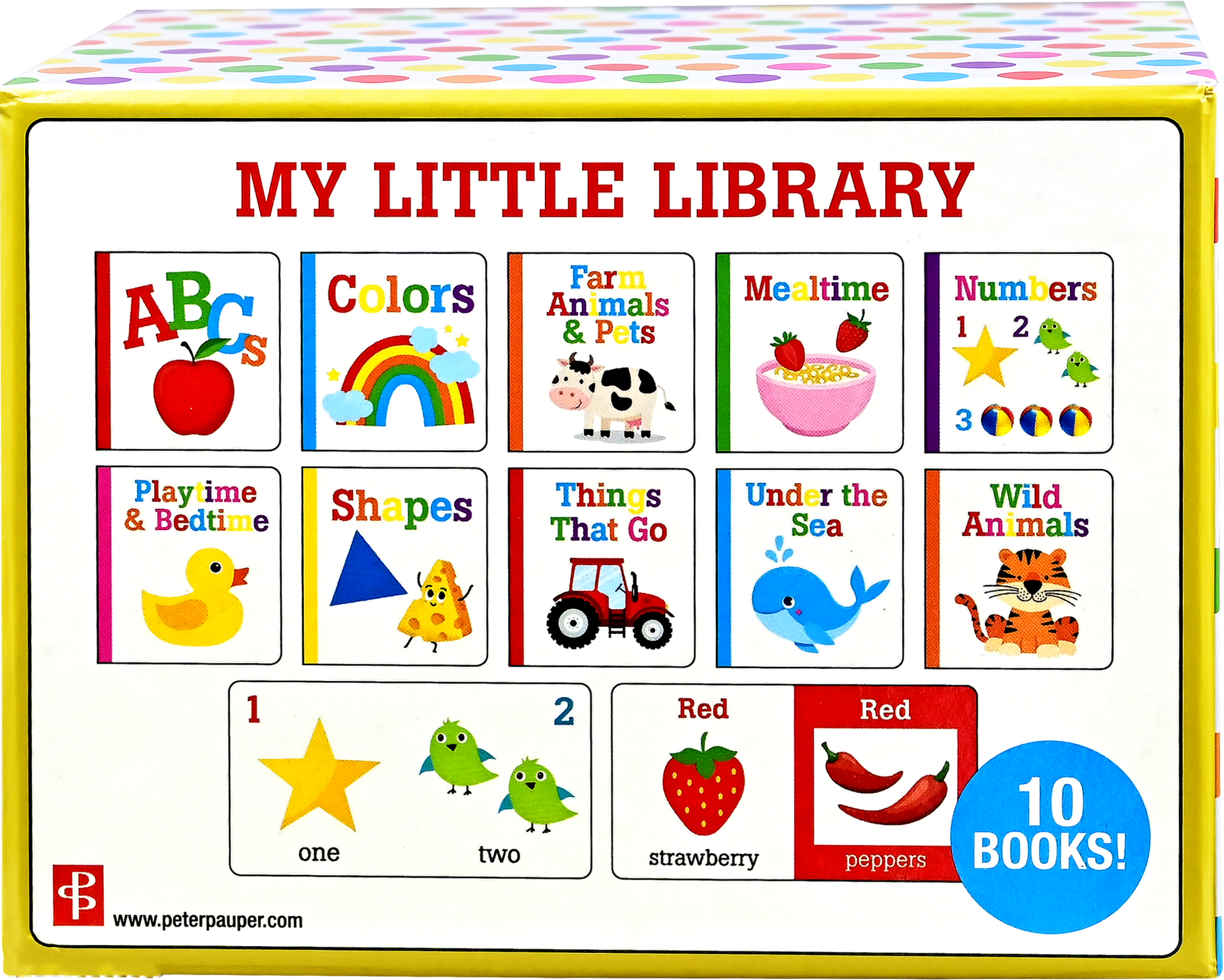 Peter Pauper Press - My Little Library (Set of 10 Board Books)