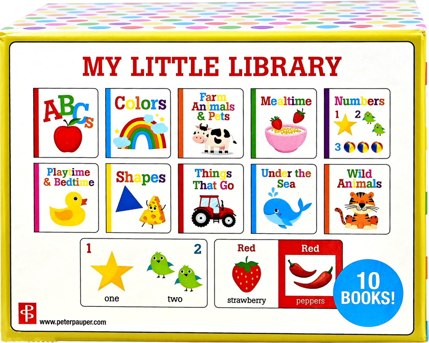 Peter Pauper Press - My Little Library (Set of 10 Board Books)