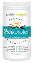 Prairie Naturals Health Products - Org. Rice Protein - Vanilla (360g)