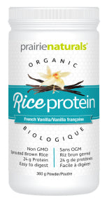 Prairie Naturals Health Products - Org. Rice Protein - Vanilla (360g)