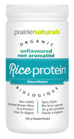 Prairie Naturals Health Products - Org. Rice Protein - Natural (360g)