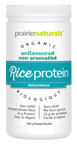 Prairie Naturals Health Products - Org. Rice Protein - Natural (360g)