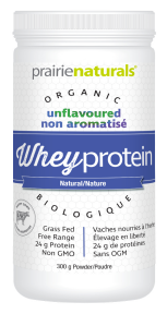 Prairie Naturals Health Products - Org. Whey Protein - Natural (300g)