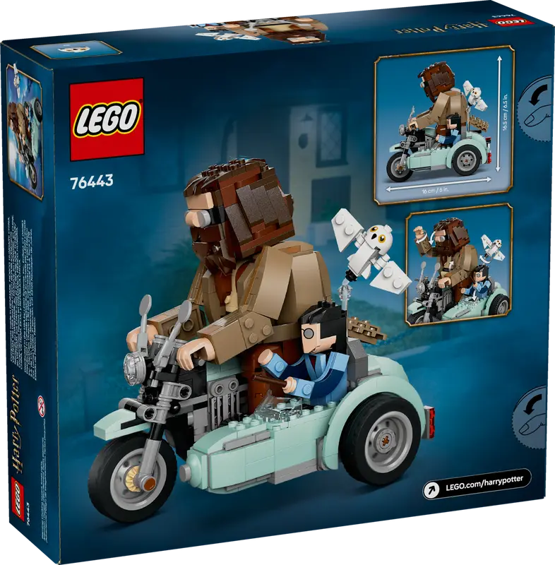 LEGO - 76443 - HARRY POTTER - Le tour en moto d'Hagrid et Harry - 617 pièces