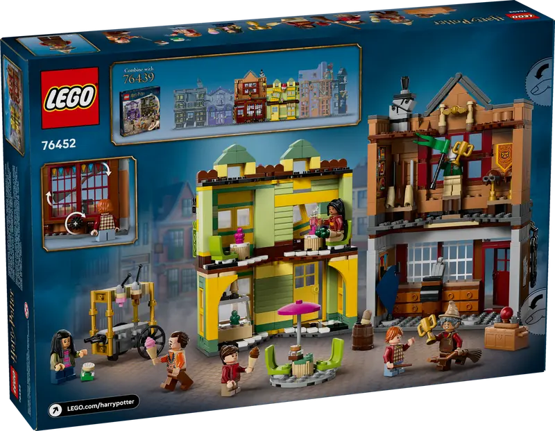 LEGO - 76452 - HARRY POTTER - Quality Quidditch Supplies & Ice Cream Parlour - 795pcs -