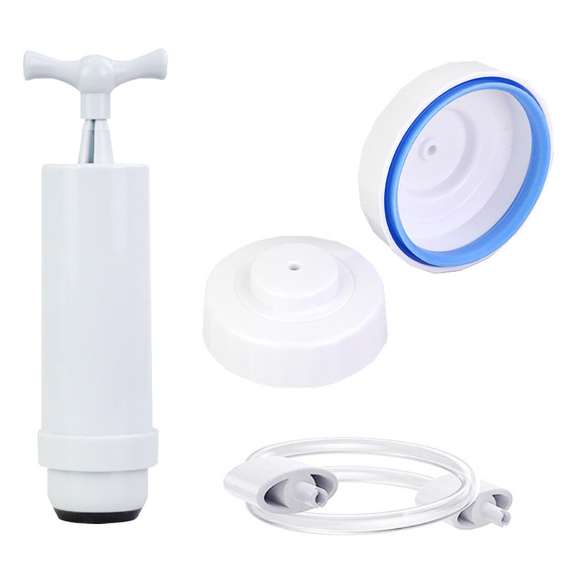 Mason Jar Vacuum Seal Kit, Plastic and Silicone Food Storage Sealer