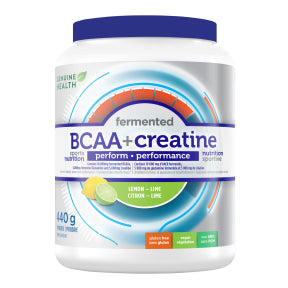 Genuine Health - Fermented BCAA+ Creatine Lemon-Lime (440g)