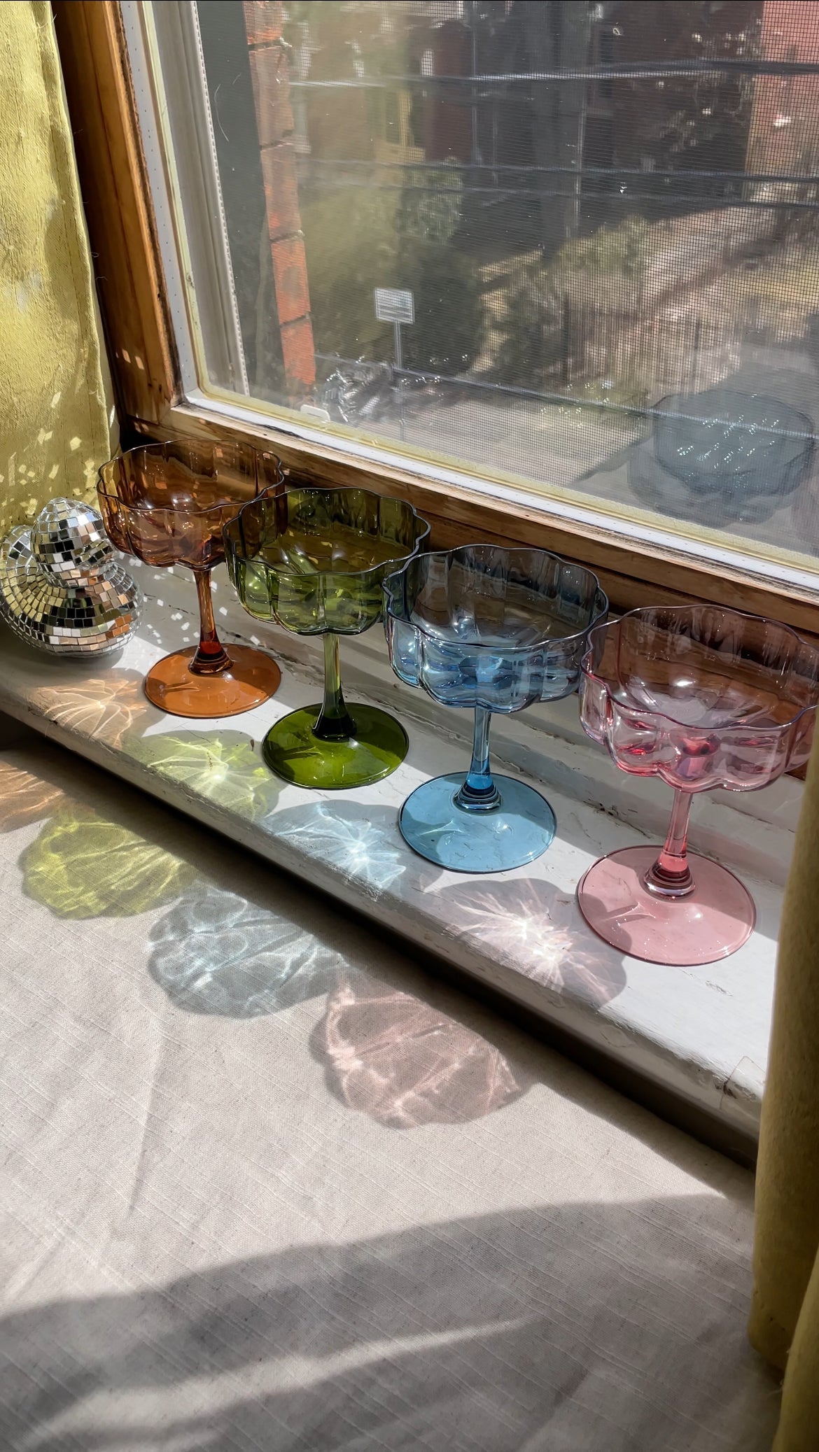 Petal Martini Glass
