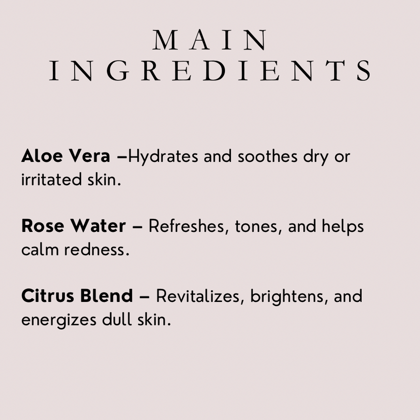 Refresh and Reset Mist 4oz