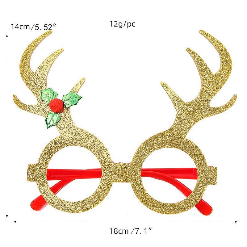 Christmas Creative Party Gathering Dress Up Glasses