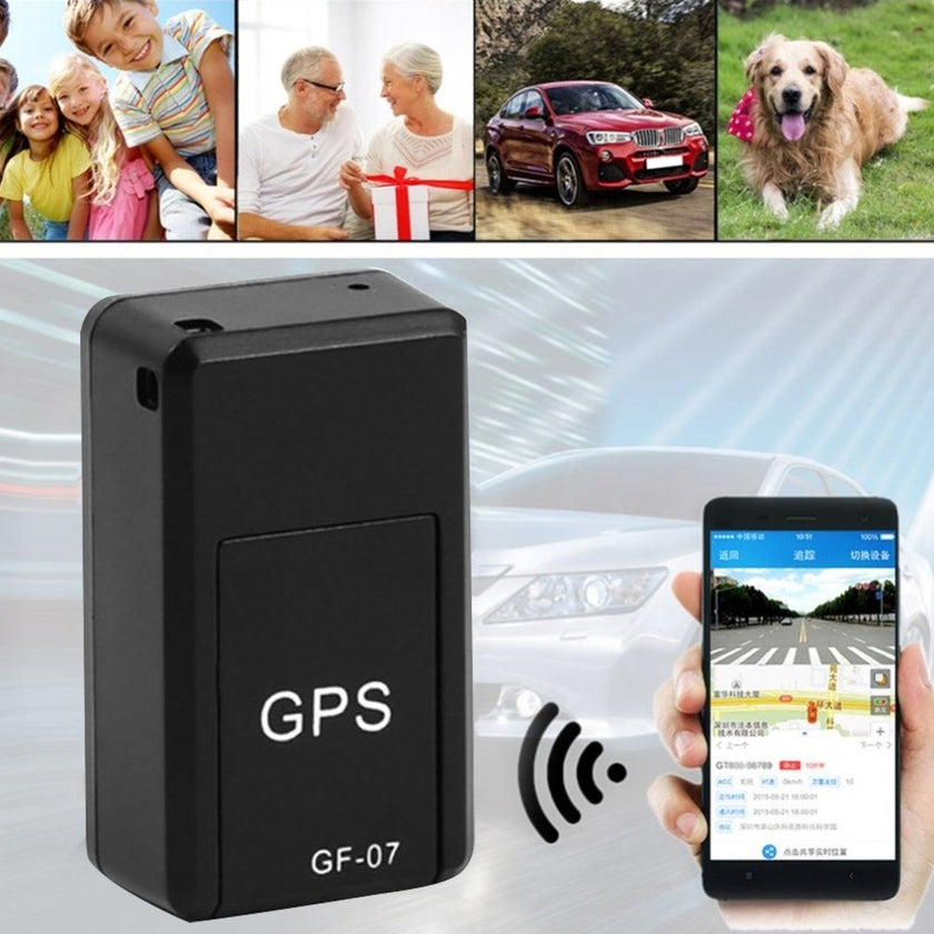 Car Tracker Magnetic Mini Car Tracker GPS Real Time Tracking Locater Device Recordable Anti-lost Rechargeable Locater