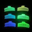Fluorescent Large Hair Claw Clip – European American Style Plastic Resin Bone Clip