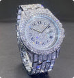 Men's Quartz Watch Full Diamond High End