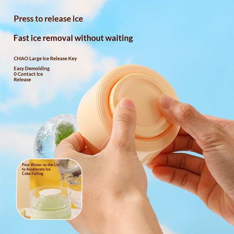 6cm Ice Ball Mold – Quick-Freeze Sphere Maker for Cocktails & Whiskey Drinks