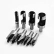 8pcs Wood Plug Cutter set tapered plug cutter