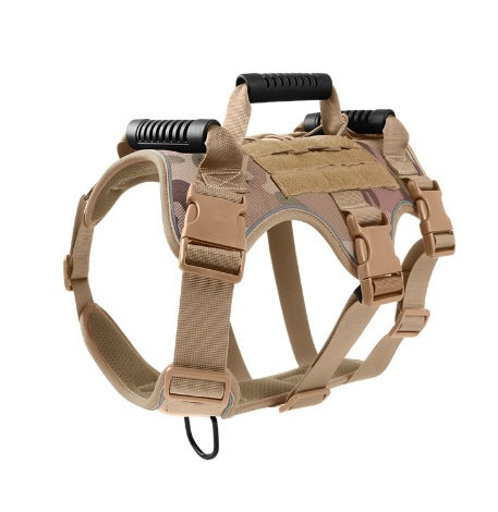 Tactical Dog Harness – No-Pull Anti-Escape Reflective Breathable Vest for Medium & Large Dogs