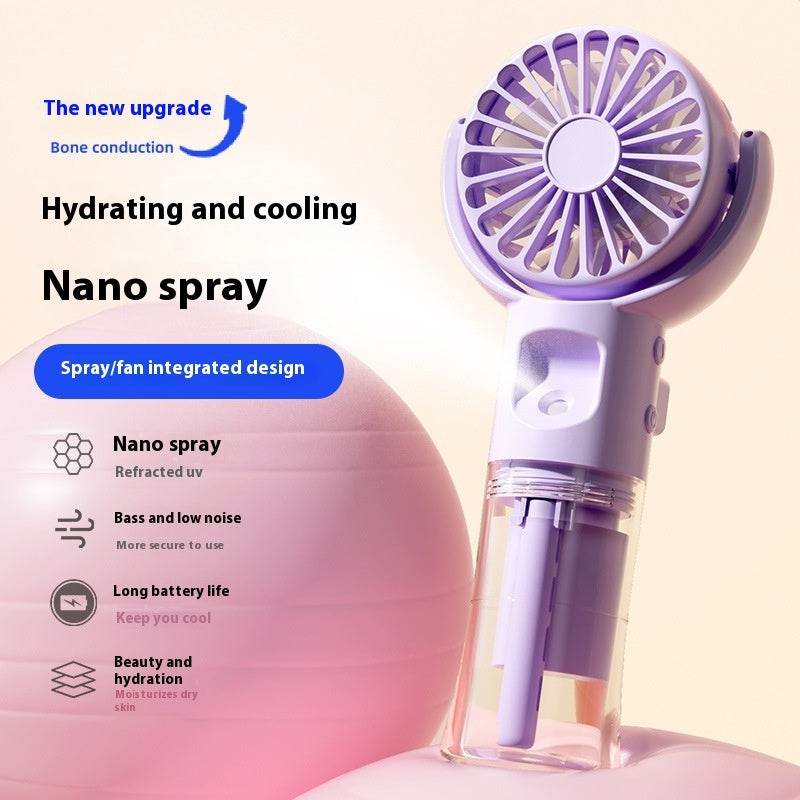 Usb Rechargeable Halter Portable F4 Handheld Spray Hydrating Fan