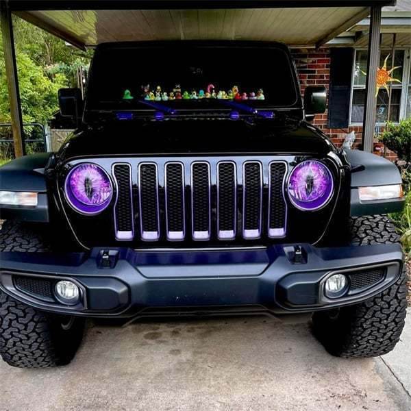 Car Headlight Decal Sticker