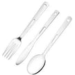 Tent Camping Kitchen RV Cooking Set Utensils Dining Fork Spoon Set