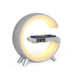 G shaped Wireless Phone Charging Night LED Lamp Bluetooth Speaker