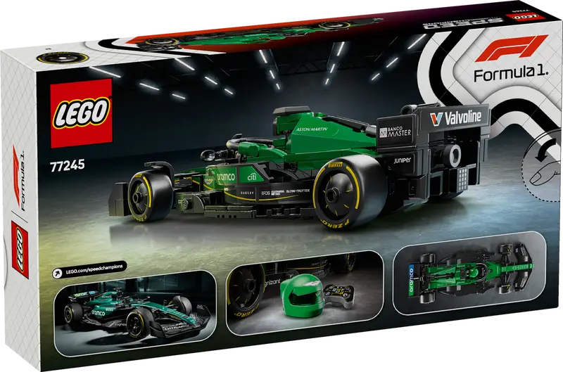 LEGO - 77245 - SPEED CHAMPIONS - Voiture de course Aston Martin Aramco F1 AMR24 - 269 pièces