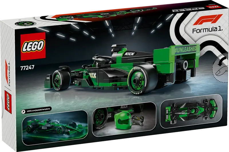 LEGO - 77247 - SPEED CHAMPIONS - Kick Sauber F1 Team C44 Race Car - 259pcs