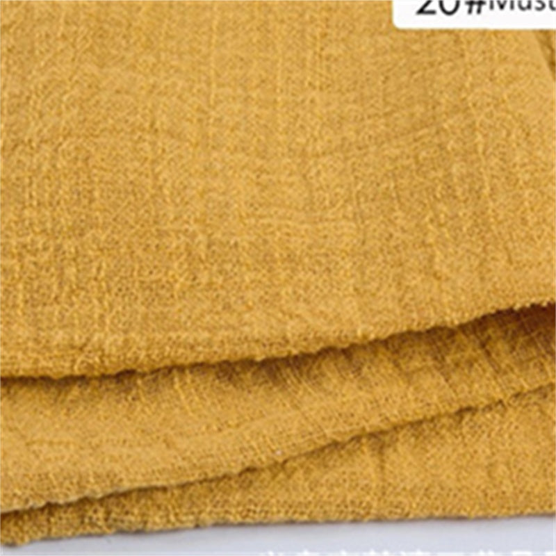 Cotton Raw Edge Placemats for Dining Table – 34 Colors, 42x42cm