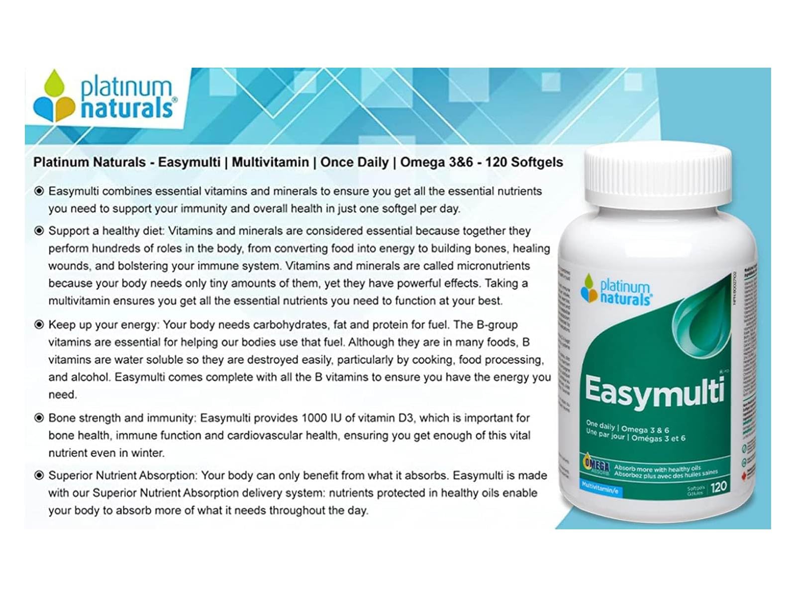 Platinum Naturals - Easymulti (60sg)
