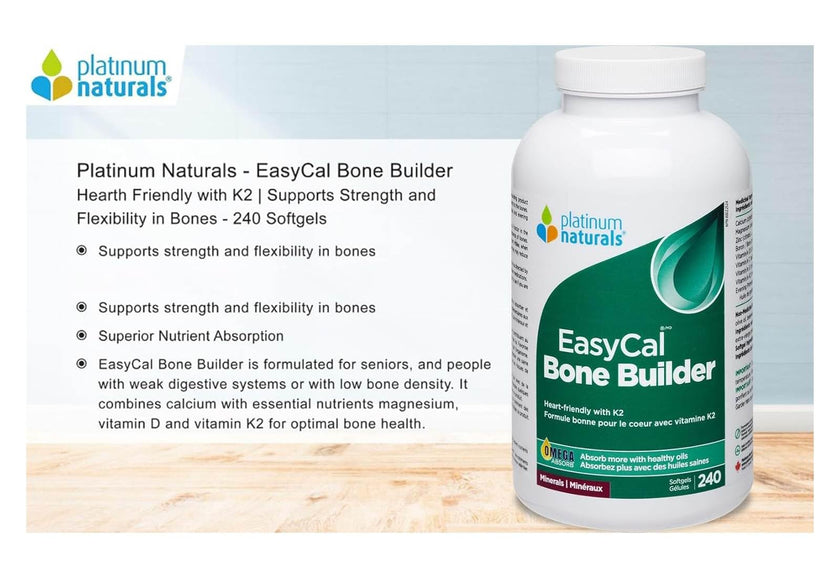 Platinum Naturals - EasyCal Bone Builder (120sg)