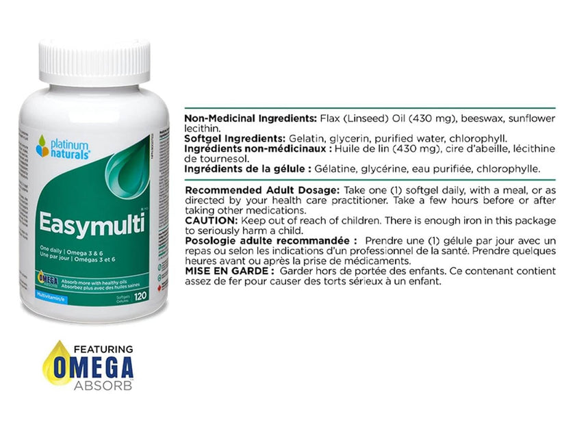 Platinum Naturals - Easymulti (120sg)