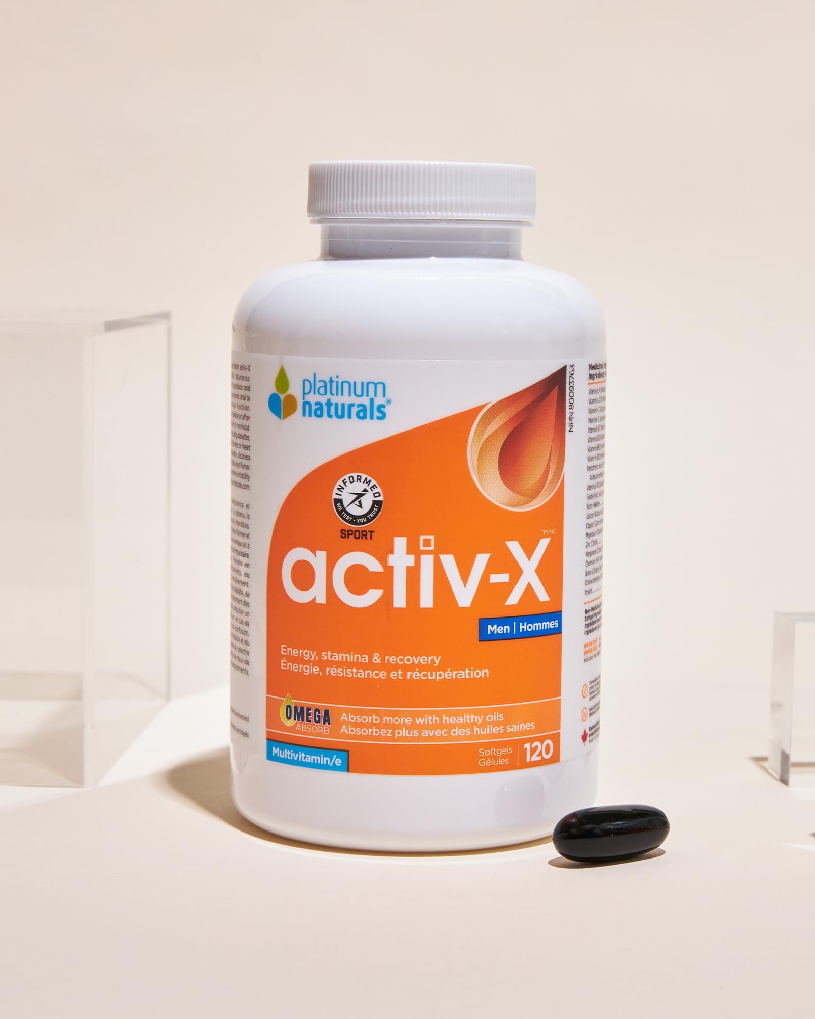 Platinum Naturals - Activ-X For Men (120sg)