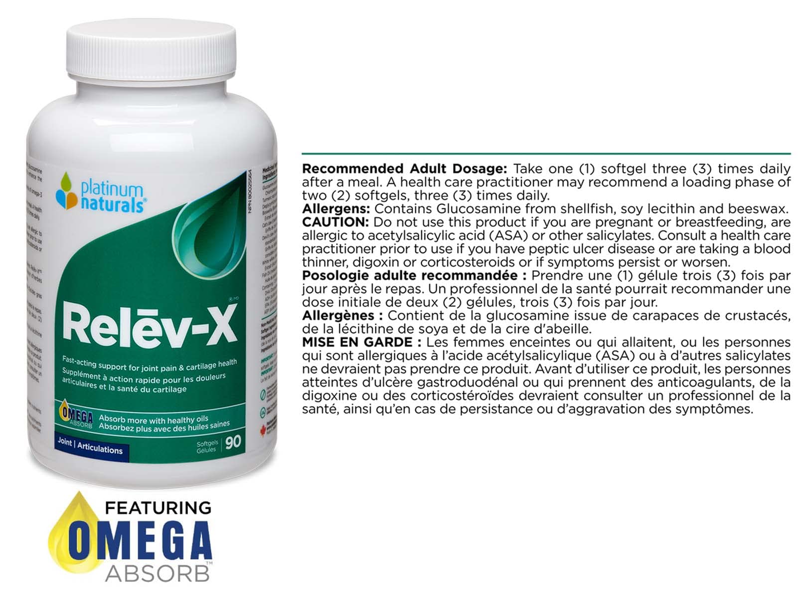 Platinum Naturals - Relev-X (90sg)