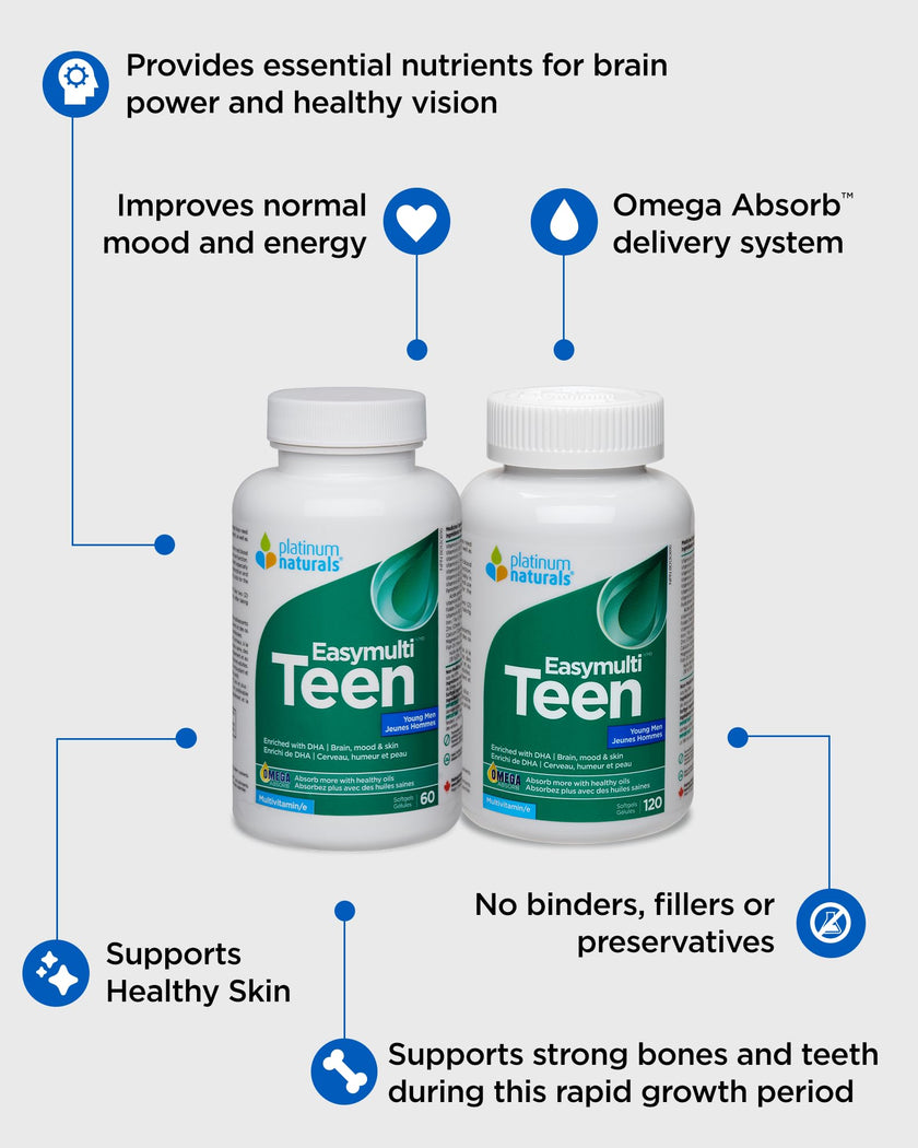 Platinum Naturals - Easymulti Teen For Young Men (60sg)