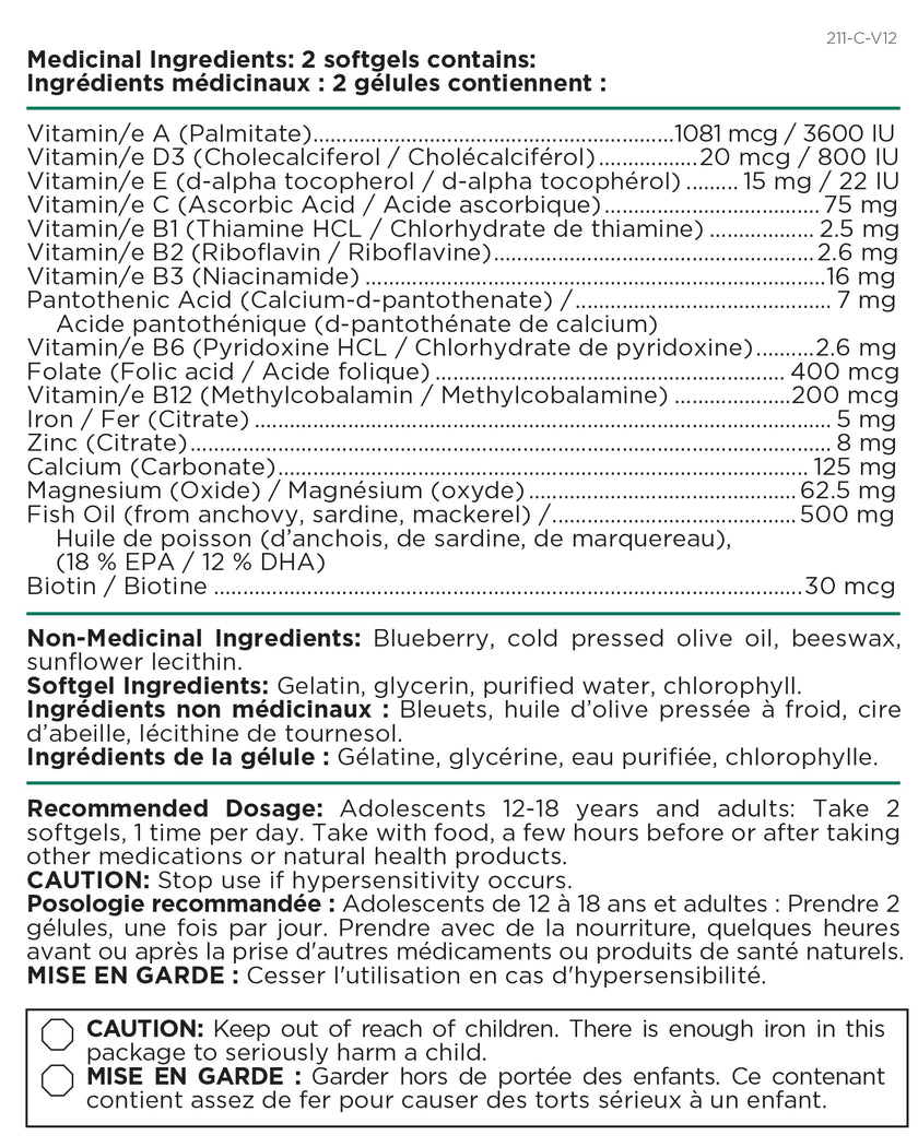 Platinum Naturals - Easymulti Teen For Young Men (60sg)