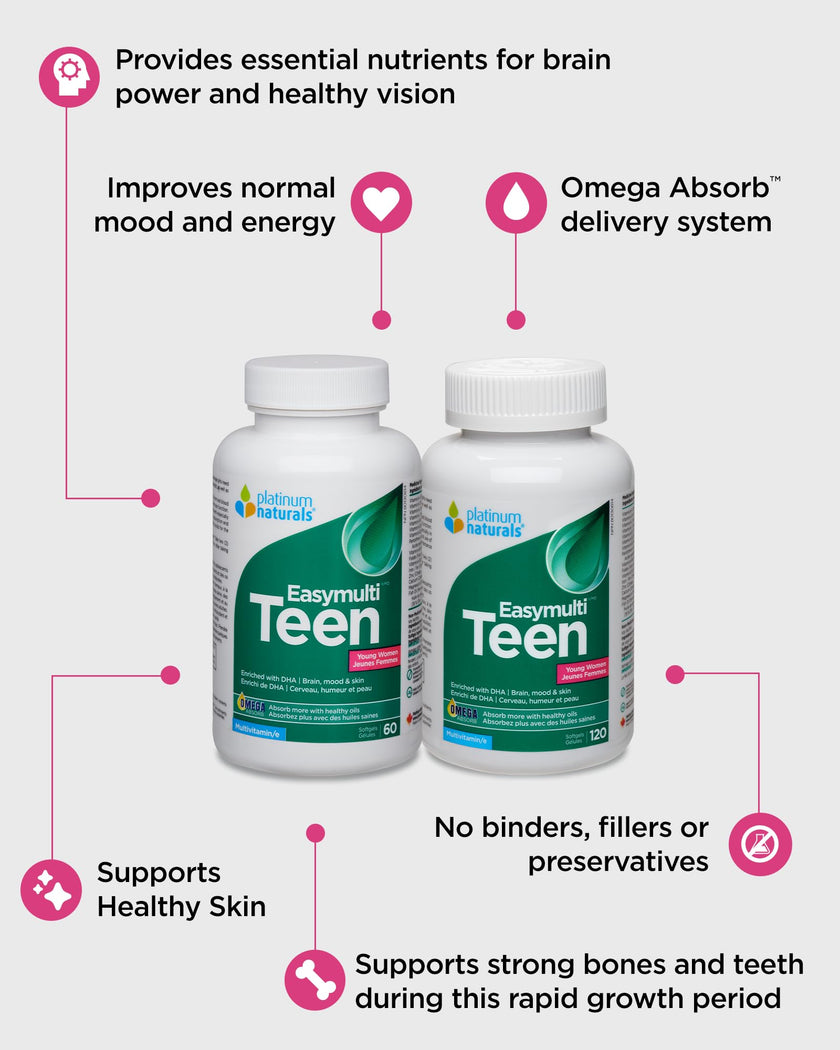 Platinum Naturals - Easymulti Teen For Young Women (120sg)