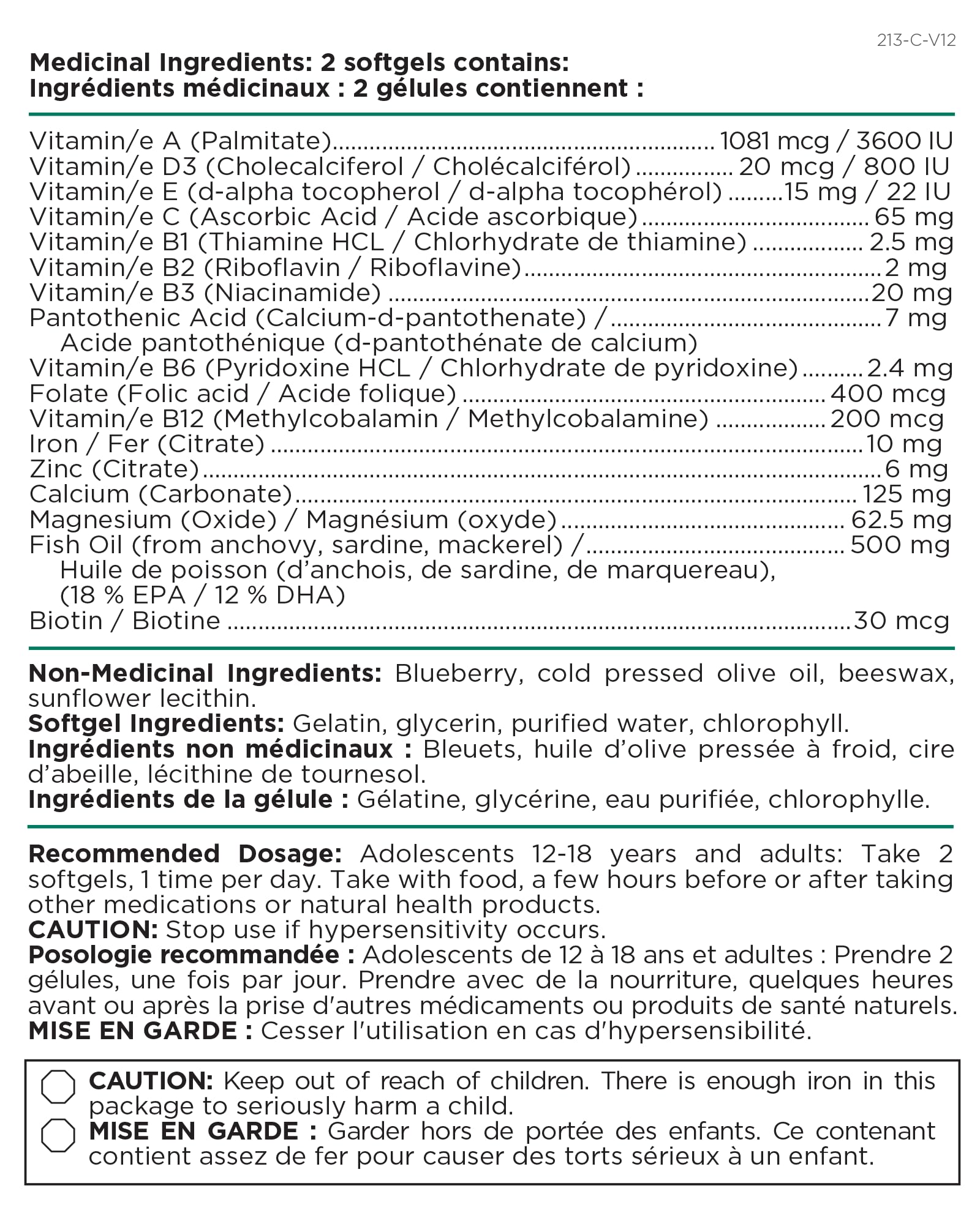 Platinum Naturals - Easymulti Teen For Young Women (120sg)