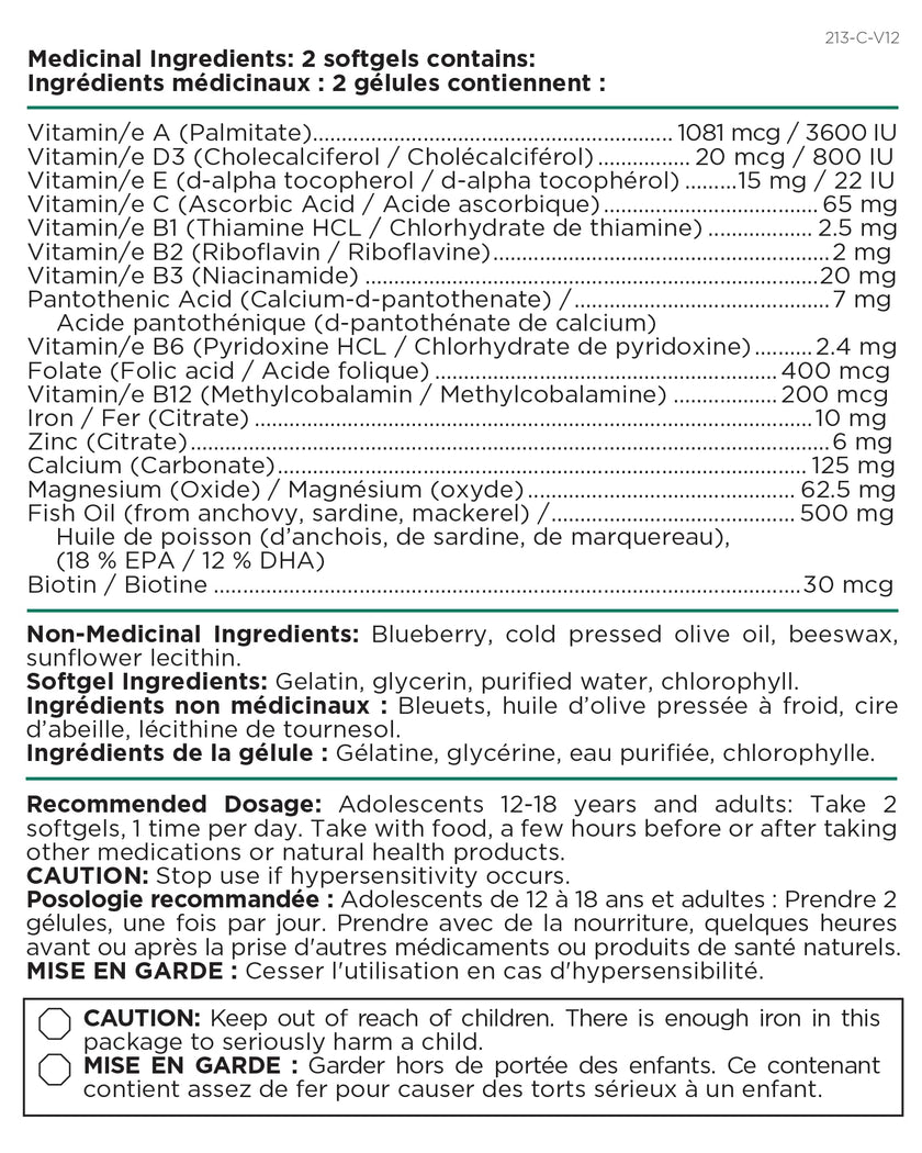 Platinum Naturals - Easymulti Teen For Young Women (120sg)