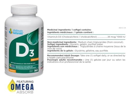 Platinum Naturals - Vitamin D3 (90sg)
