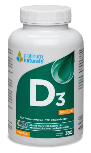 Platinum Naturals - Vitamin D3 (360sg)