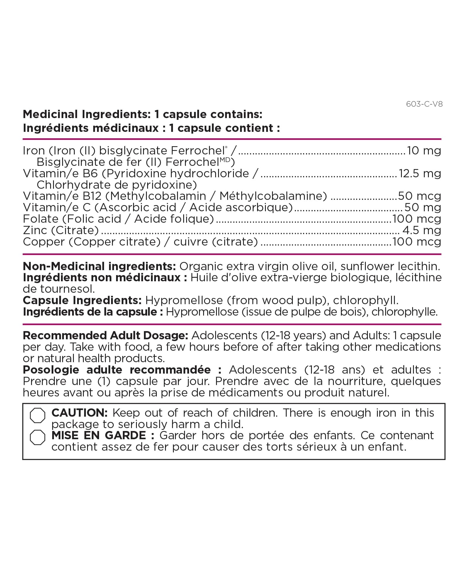 Platinum Naturals - Prenatal EasyIron Extra Gentle (60vcap)