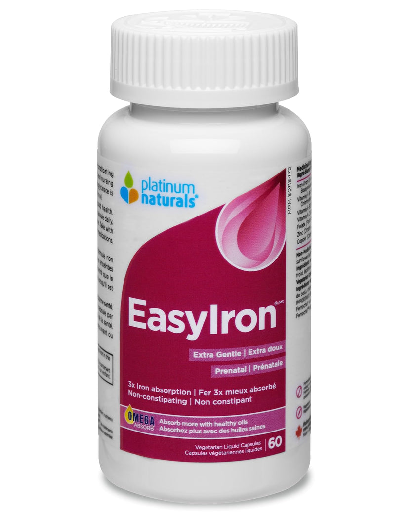 Platinum Naturals - Prenatal EasyIron Extra Gentle (60vcap)