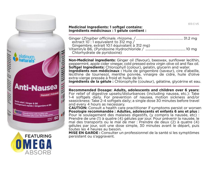 Platinum Naturals - Prenatal (60sg)