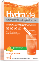 Hydralyte - Electrolyte Granules- Orange (12ct)