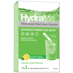 Hydralyte - Electrolyte Granules- Lemon Lime (12ct)