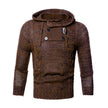 Turtleneck hooded sweater